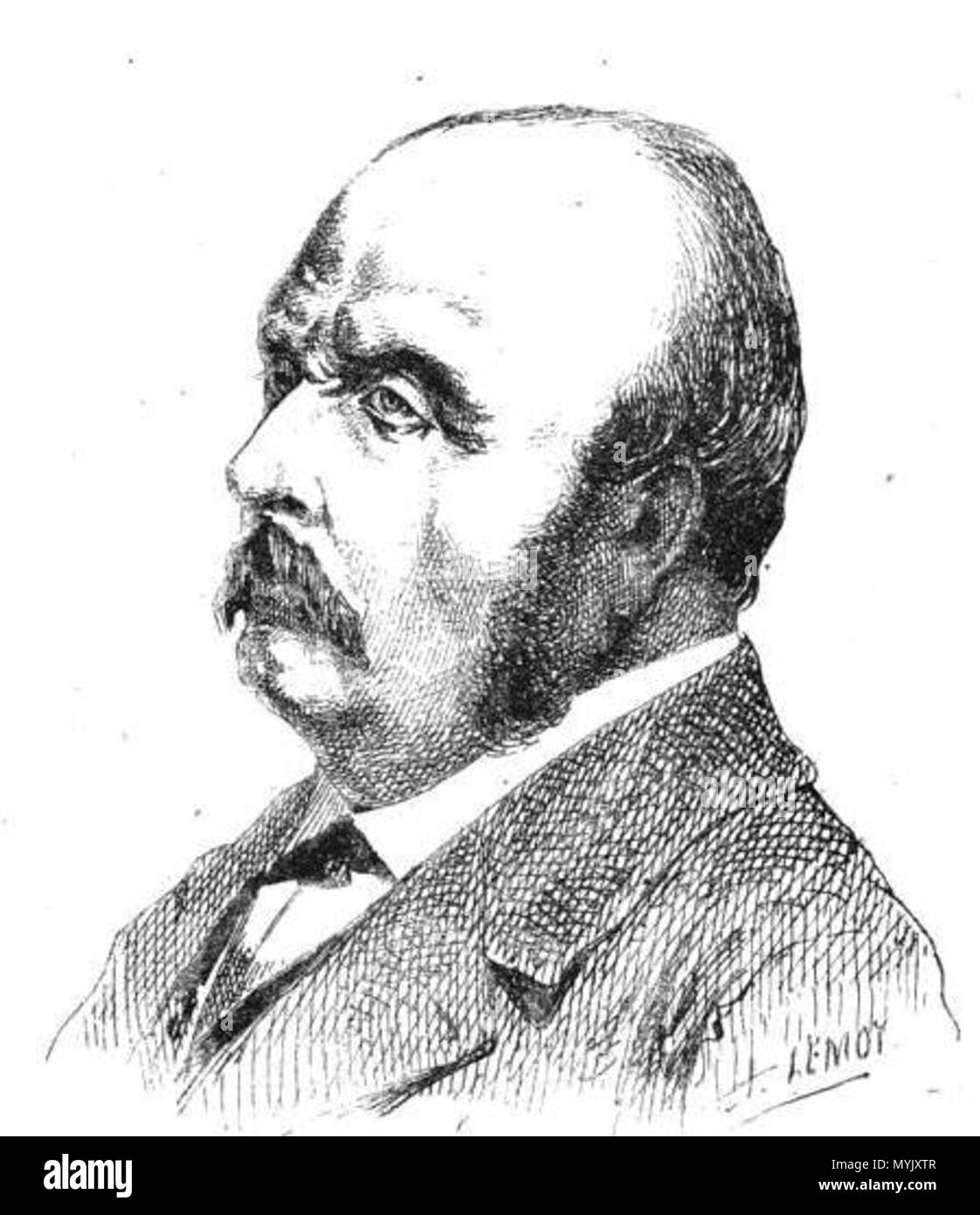 . "Ledru-Rollin' . 1870. Achille Lemot 318 Ledru-Rollin, par Lemot Foto Stock