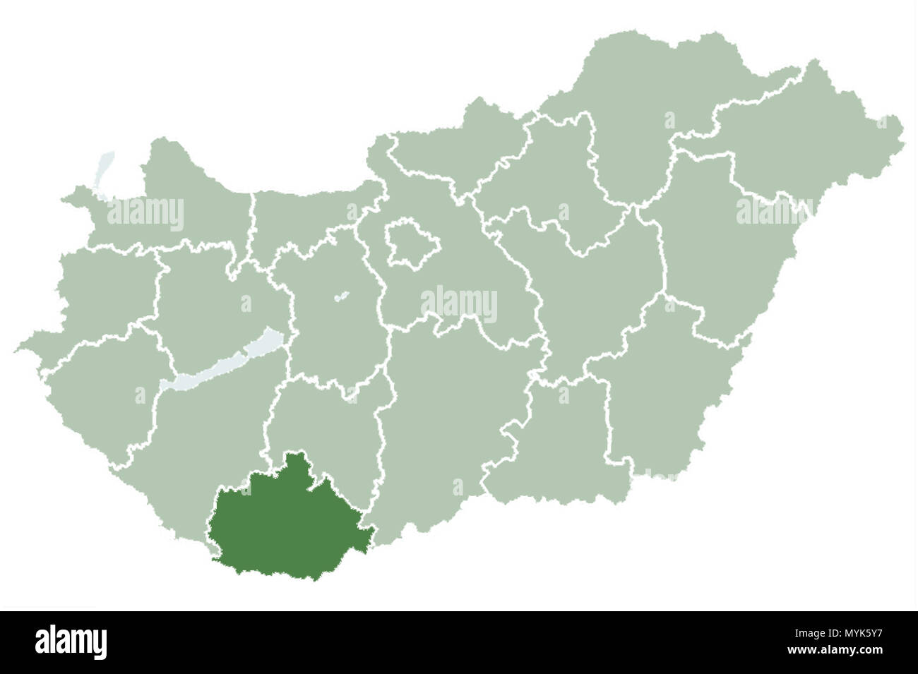 . Questo file è privo di informazioni sull'autore. 343 mappa di Pecs Foto Stock
