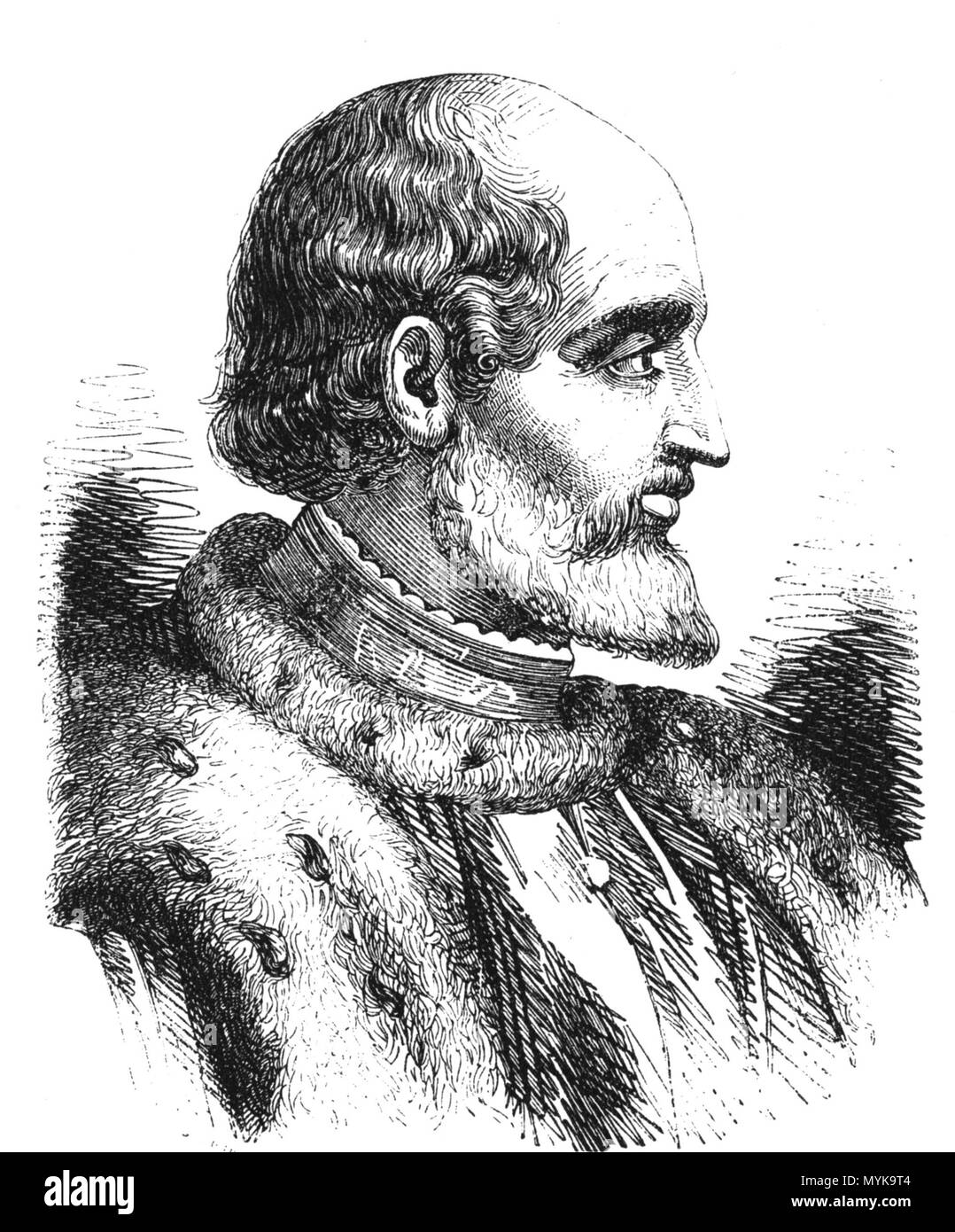 355 Matteo I Visconti Foto Stock