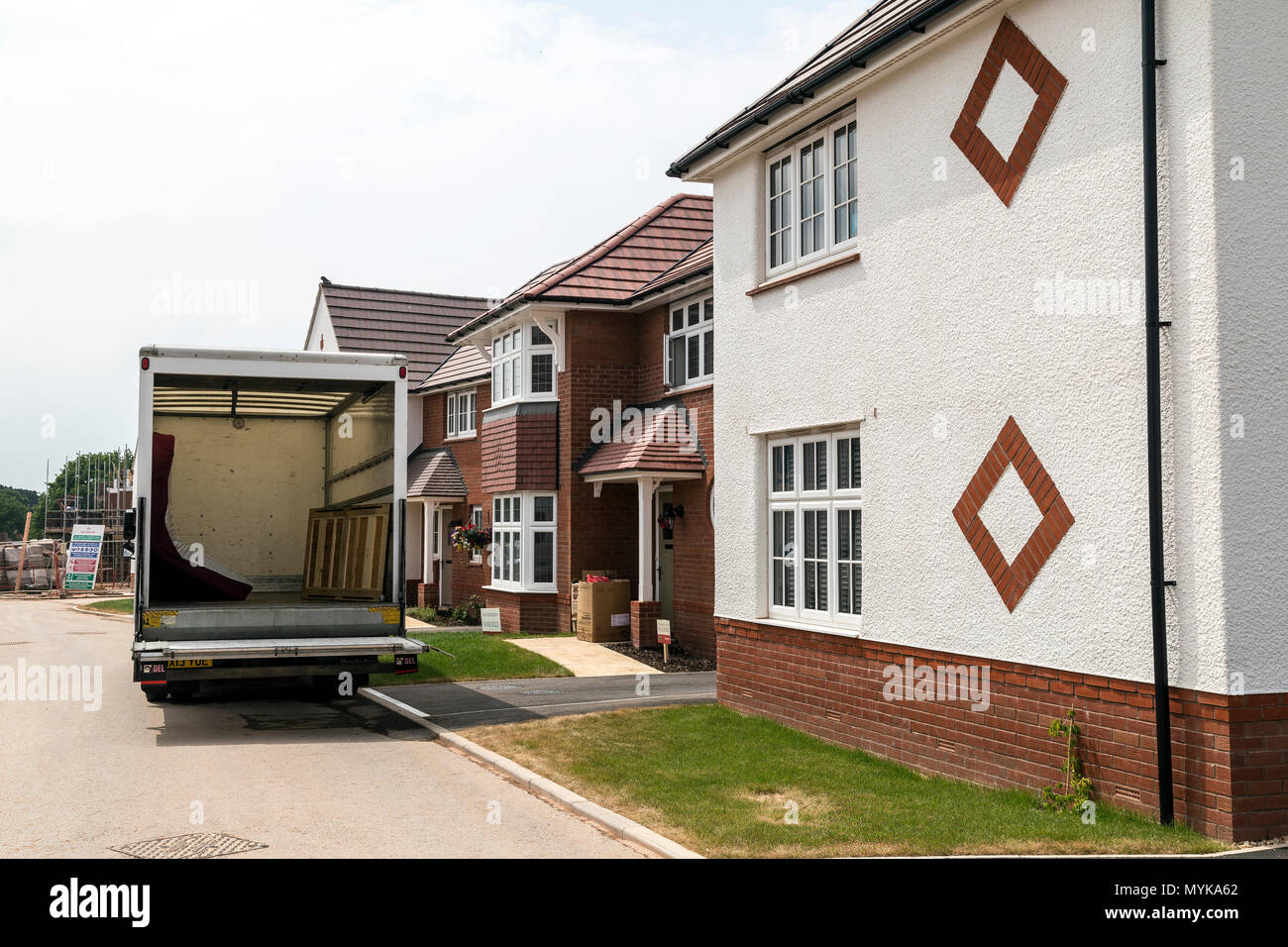 Per il Regno Unito in più rapida crescita house builder, Regno Unito leader nel settore dell'edilizia residenziale sviluppatori, fiorenti comunità, costruire responsabilmente,Redrow West Country, movin Foto Stock