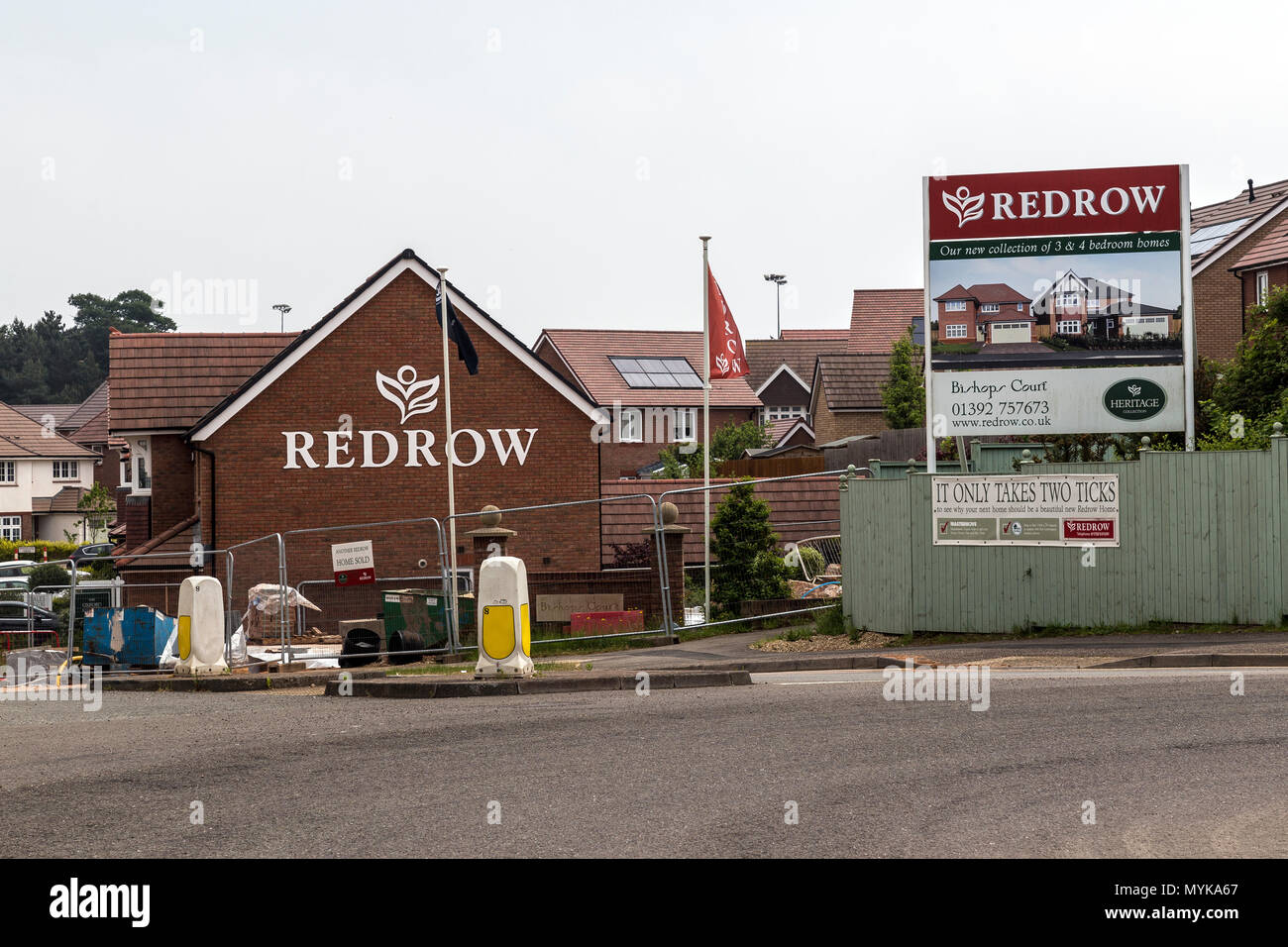 Per il Regno Unito in più rapida crescita house builder, Regno Unito leader nel settore dell'edilizia residenziale sviluppatori, fiorenti comunità, costruire responsabilmente,Redrow West Country, Foto Stock