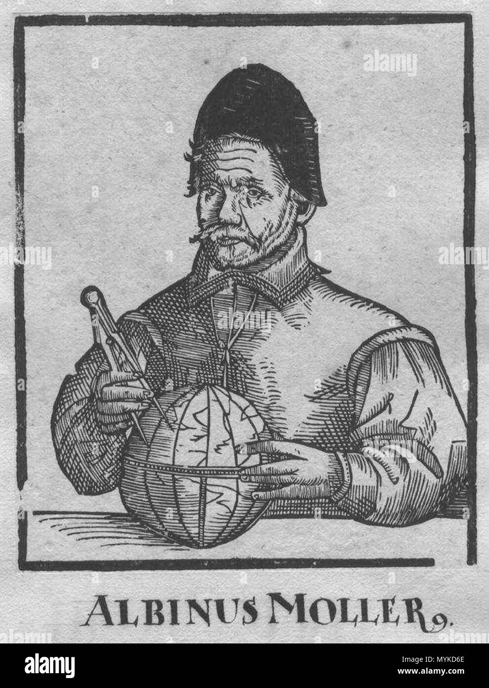 . Albin Moller (1541-1618); Holzschnitt, Bild: 142x119 mm . circa 1600. Sconosciuto 368 Moller, Albin (1541-1618)2 Foto Stock