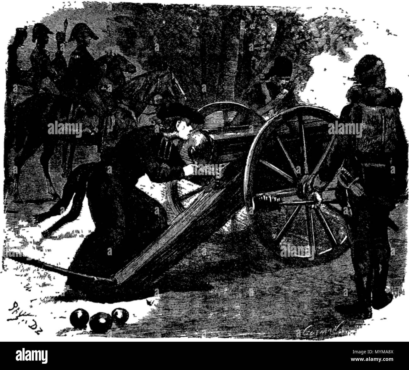 . Foto dal libro Omwenteling van 1830 . 1858. Hendrik coscienza 398 Omwenteling2 Foto Stock