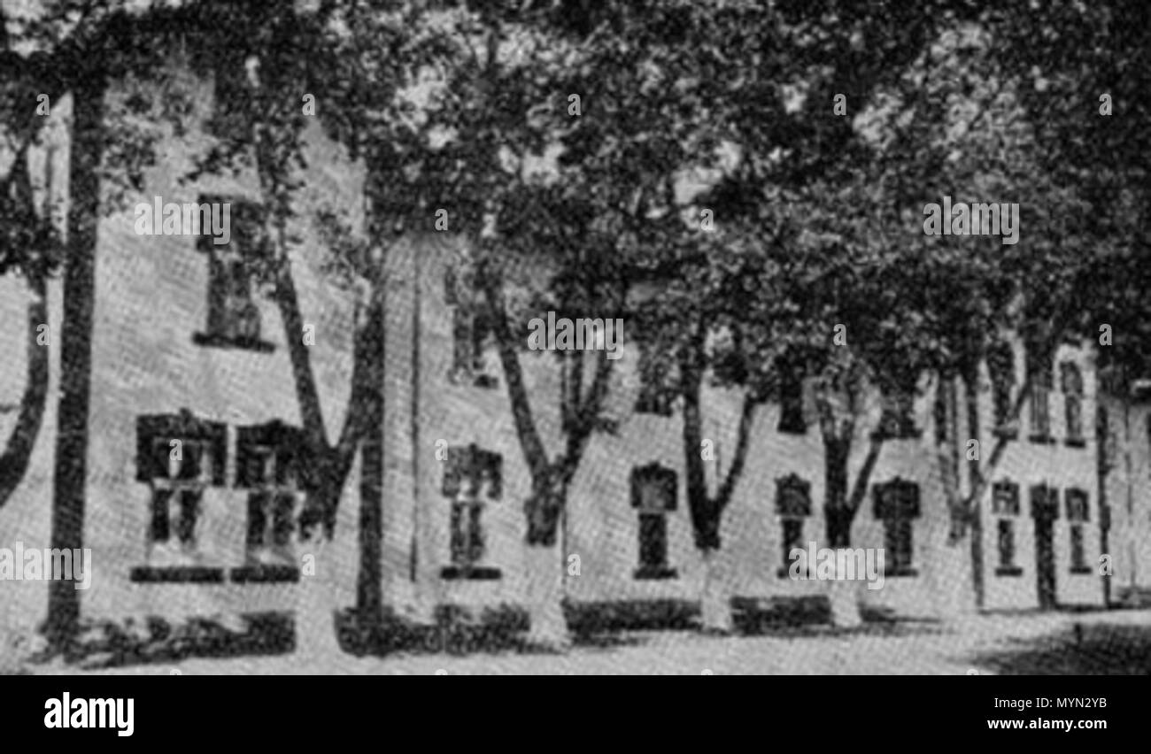 . Inglese: 1913-1916 l'edificio della scuola di ingegneria a Sua Maestà la flotta. Il 3 settembre 1917. Nikola Y. Vaptsarov Naval Academy Archive 393 NVNA Foto Stock