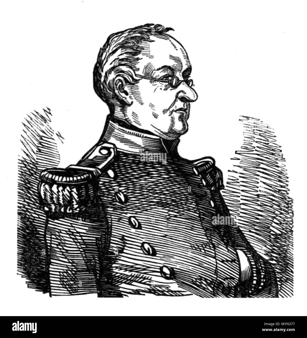 394 Oberstkriegskommissär Rageth Abys - Jakob Ziegler Foto Stock