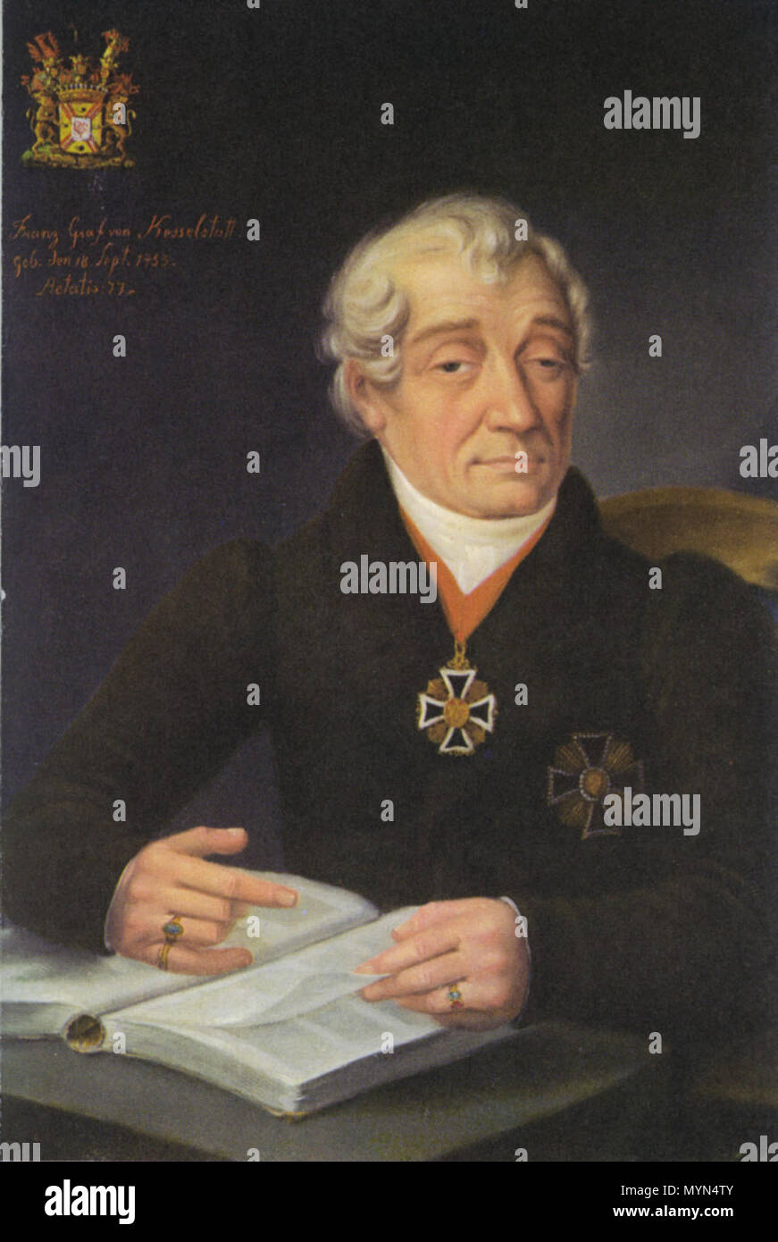 . Franz Graf von Kesselstadt (1753-1841) . Erstes Drittel 19. Jahrhundert 295 Kesselstatt Foto Stock