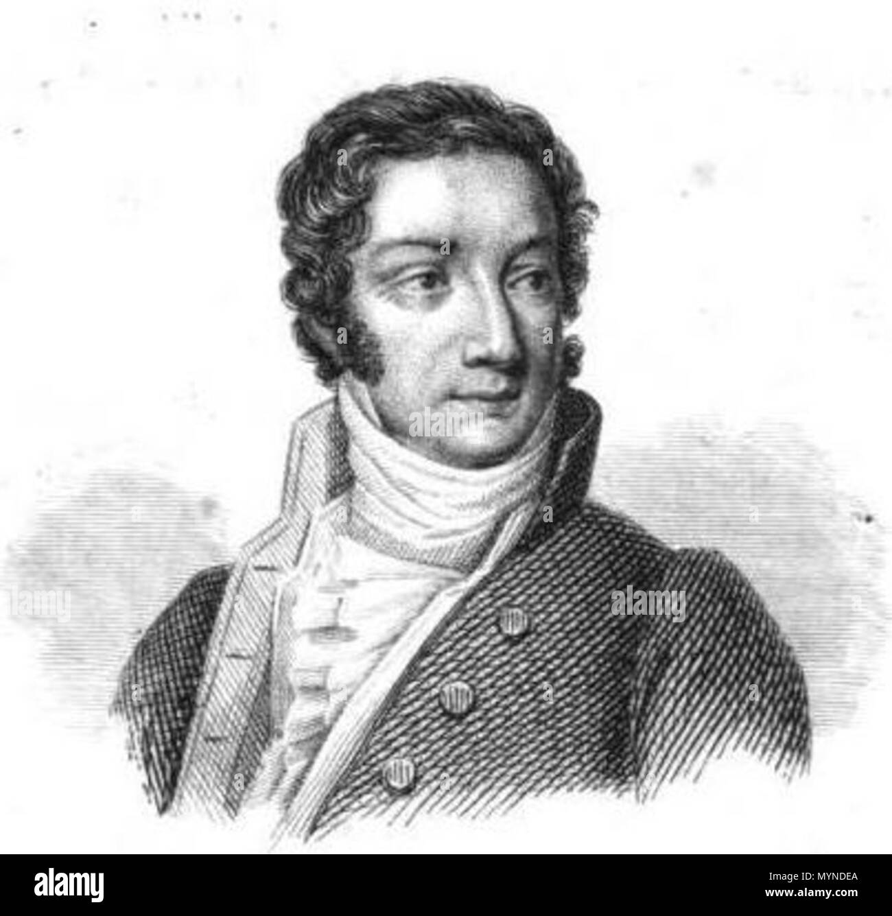. Pierre-Denis de Peyronnet. 1830. Sconosciuto 418 Peyronnet, Pierre-Denis de Foto Stock