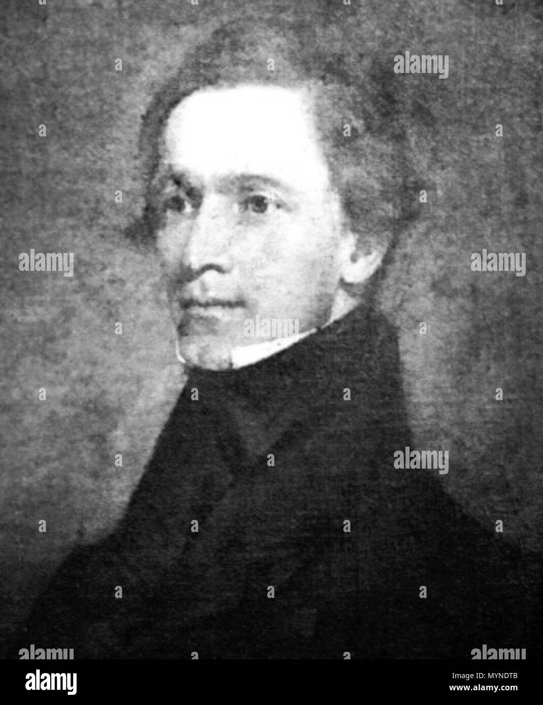 . Inglese: Ritratto di Filippo San Giorgio Cocke, membro del consiglio di amministrazione di visitatori della Virginia Military Institute. 1850s. Sconosciuto 419 Filippo San Giorgio Cocke 1850s Foto Stock