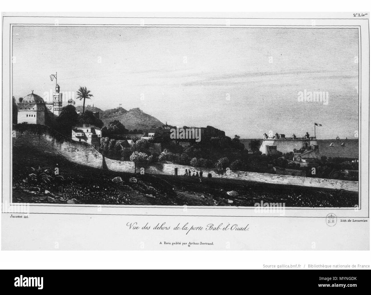 . Français : Titre : Voyage dans la régence d'Alger, ou description du pays occupé par l'Armée française en Afrique : contenant des osservazioni sur la géographie physique, la géologie, la météorologie,... : Suivies de détails sur le commerce l'agricoltura, les sicences et les arts, les moeurs,.... Atlas / par M. Rozet,... Autore : Rozet, Claude-Antoine (1798-1858) Éditeur : A. Bertrand (Parigi) Data d'édition : 1833 Sujet : Francia -- colonie -- Afrique Sujet : Afrique du Nord -- Descrizioni et voyages -- 19e siècle tipo : monographie imprimée Langue : Français formato : 3 t. et 1 atlas : carrello Foto Stock