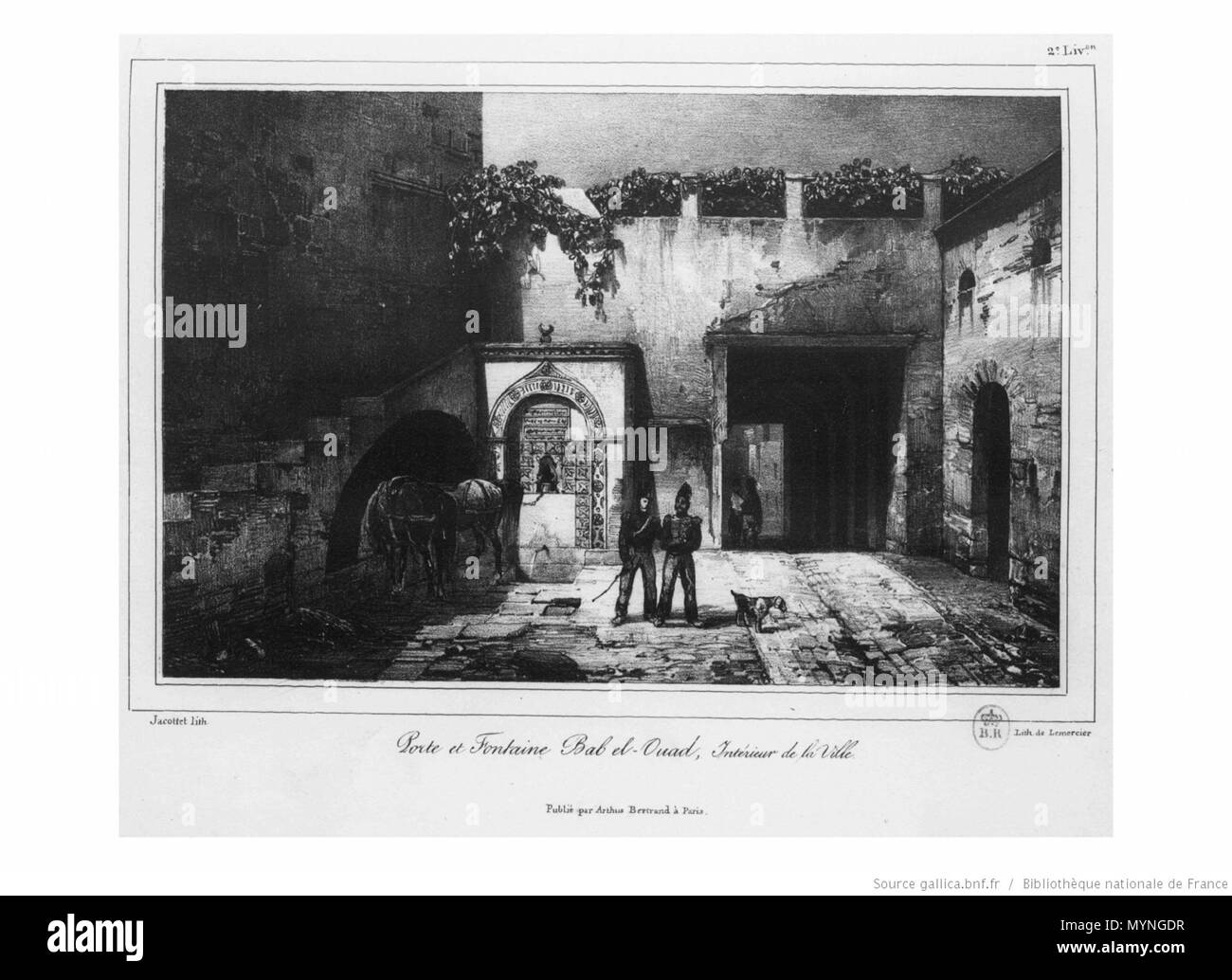 . Français : Titre : Voyage dans la régence d'Alger, ou description du pays occupé par l'Armée française en Afrique : contenant des osservazioni sur la géographie physique, la géologie, la météorologie,... : Suivies de détails sur le commerce l'agricoltura, les sicences et les arts, les moeurs,.... Atlas / par M. Rozet,... Autore : Rozet, Claude-Antoine (1798-1858) Éditeur : A. Bertrand (Parigi) Data d'édition : 1833 Sujet : Francia -- colonie -- Afrique Sujet : Afrique du Nord -- Descrizioni et voyages -- 19e siècle tipo : monographie imprimée Langue : Français formato : 3 t. et 1 atlas : carrello Foto Stock