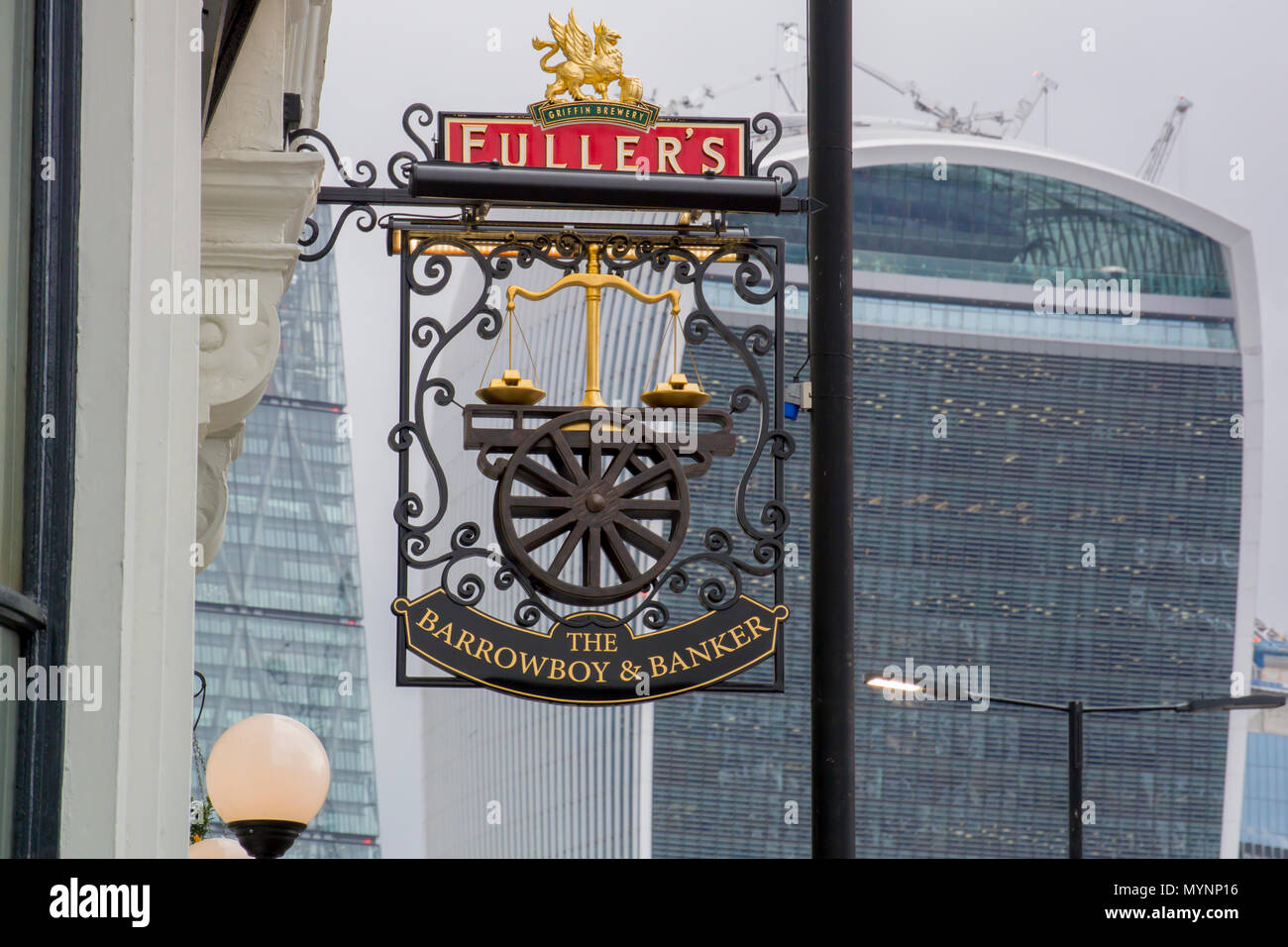 Europa, Regno Unito, Inghilterra, Londra, walkie talkie tower Foto Stock