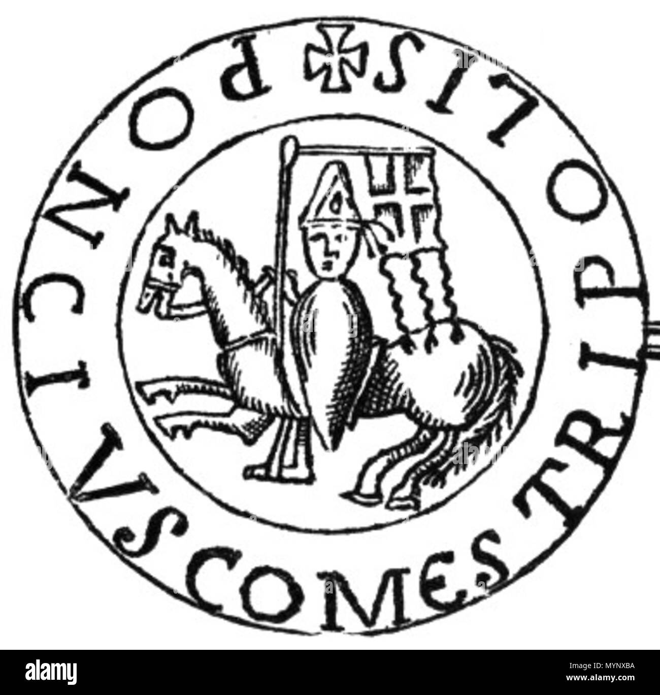 . Inglese: Pons di Tripoli . 1894. Thomas Andrew Archer, Charles Lethbridge Kingsford 430 POns Foto Stock