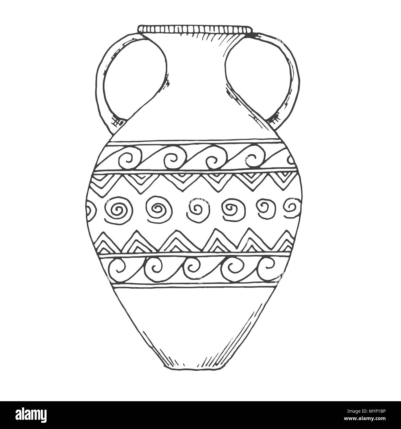 Ceramica greca disegno Immagini senza sfondo e Foto Stock ritagliate - Alamy