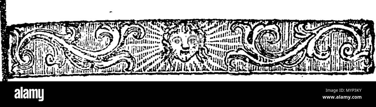 . Inglese: Fleuron dal libro: un saggio su le cause del declino del commercio estero e di conseguenza del valore delle terre della Gran Bretagna, e sui mezzi per ripristinare entrambi i. 323 un saggio su le cause del declino del commercio estero e di conseguenza del valore delle terre della Gran Bretagna, e sui mezzi per ripristinare entrambi Fleuron T076997-6 Foto Stock