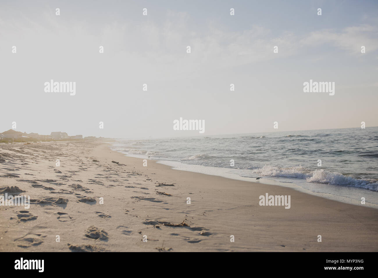 Fort Morgan Beach Foto Stock