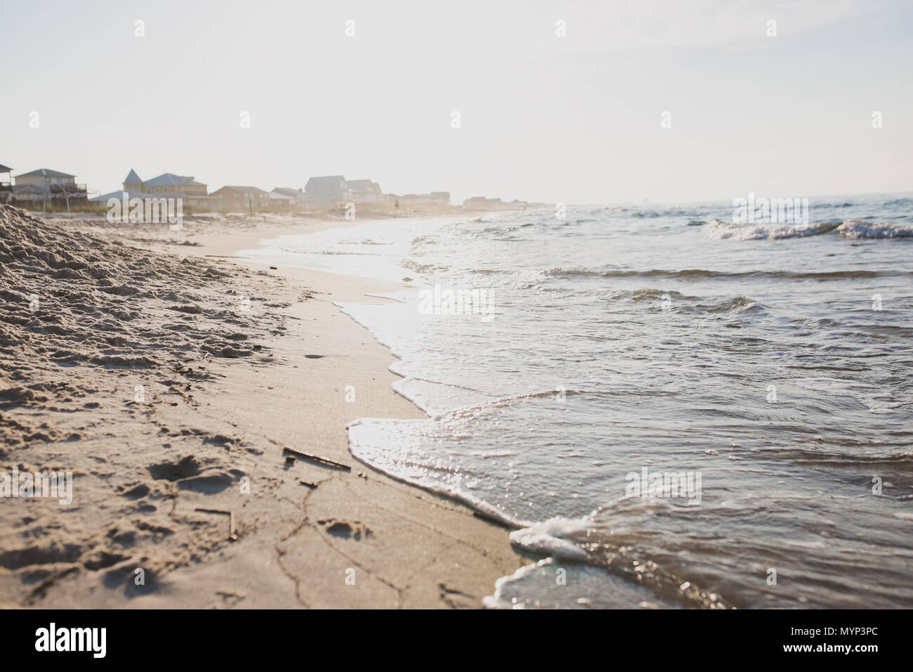 Fort Morgan Beach Foto Stock