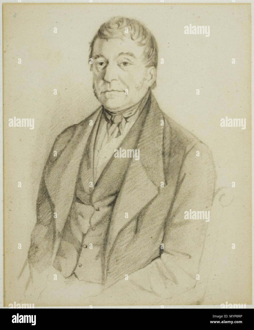 . Nederlands: Portret van de predikant Pieter Boeles (1795-1875) . Xix secolo. Sconosciuto 422 Pieter Boeles (1795-1875) Foto Stock