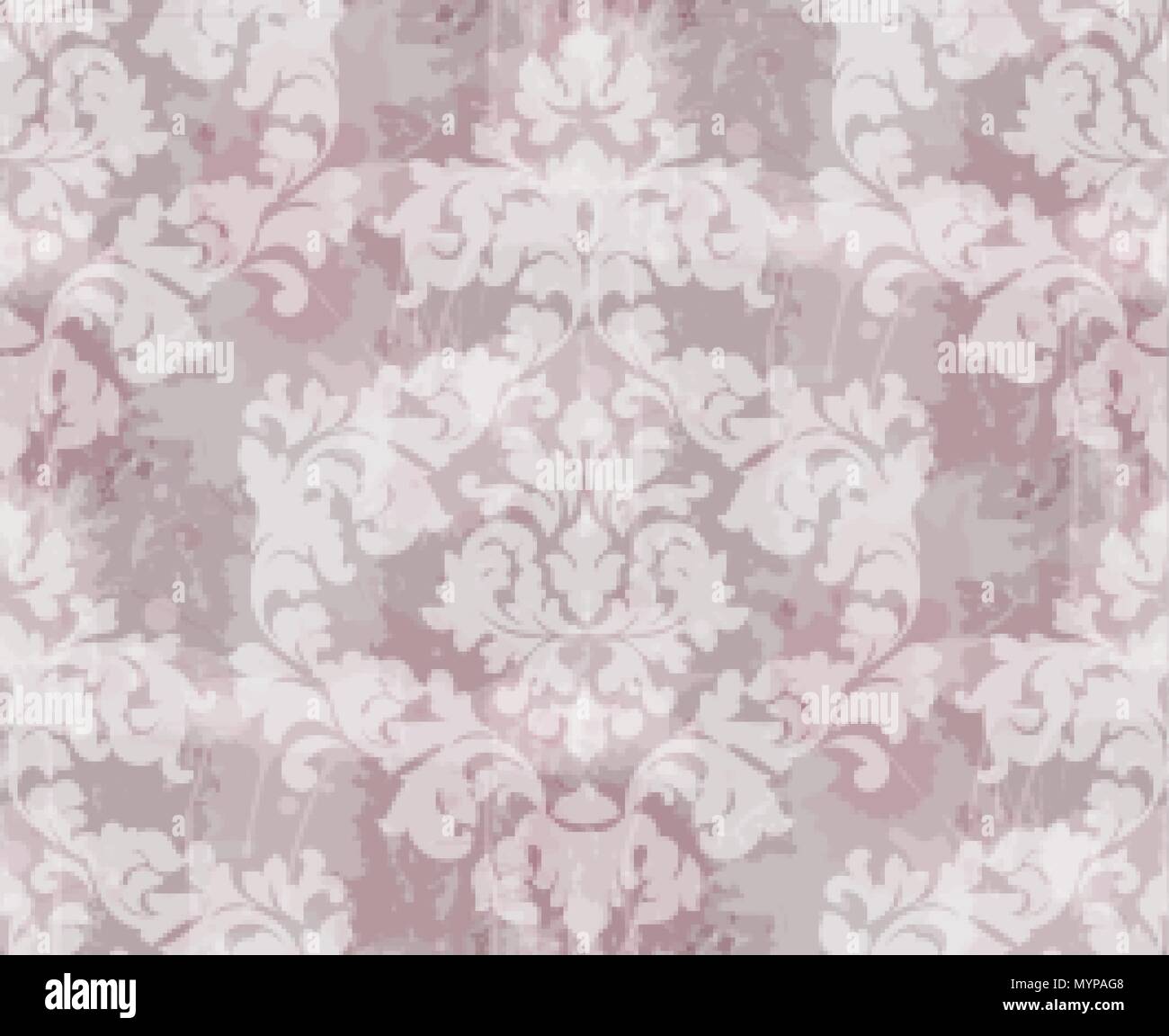 Vintage Barocco Texture Seamless Pattern Vettore Carta Da