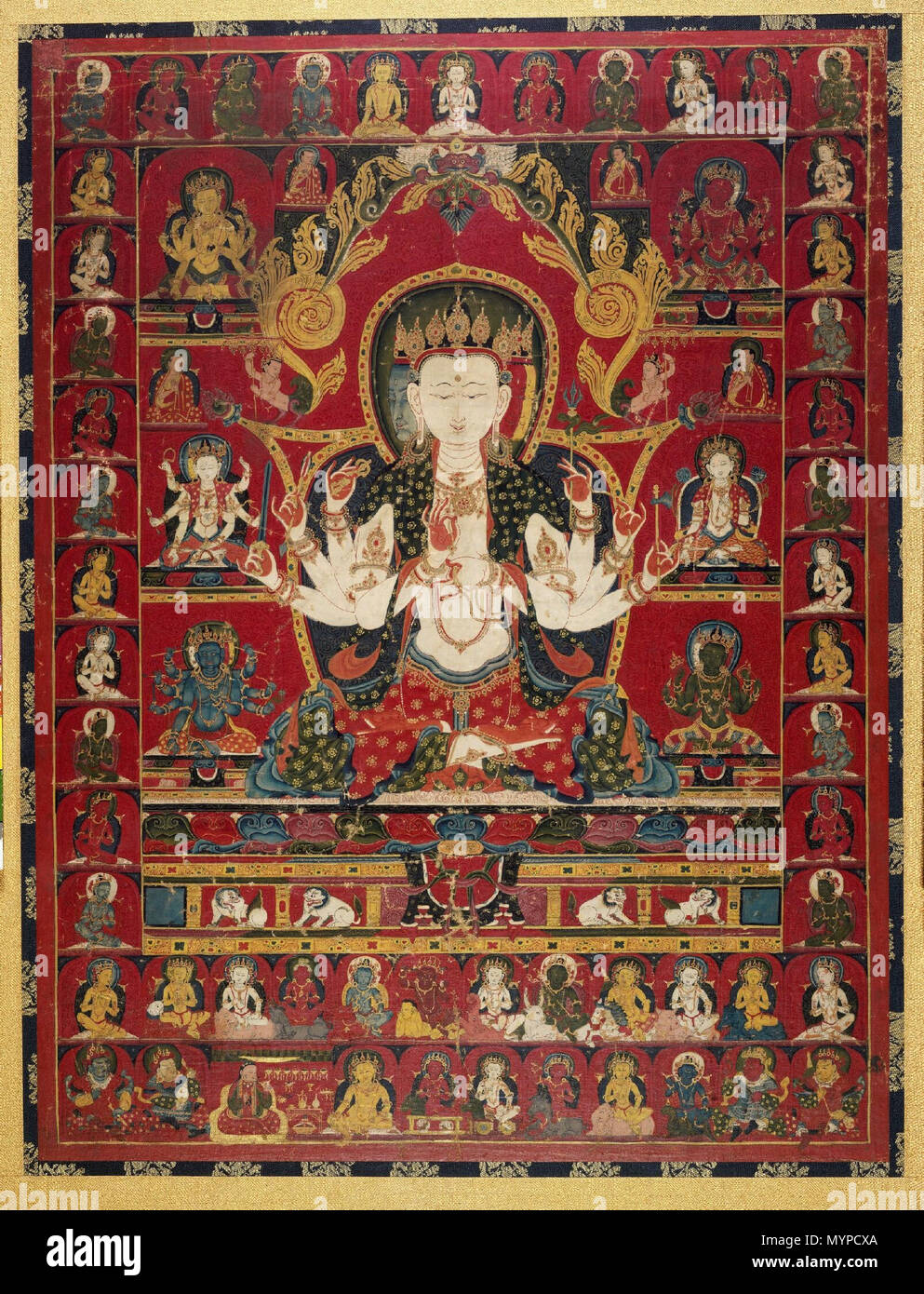 . Inglese: Pratisara (buddista divinità), xv secolo, Boston MFA . 16 Luglio 2013 01:17:45. 436 anonimi Pratisara (divinità buddista) xv secolo Boston Foto Stock