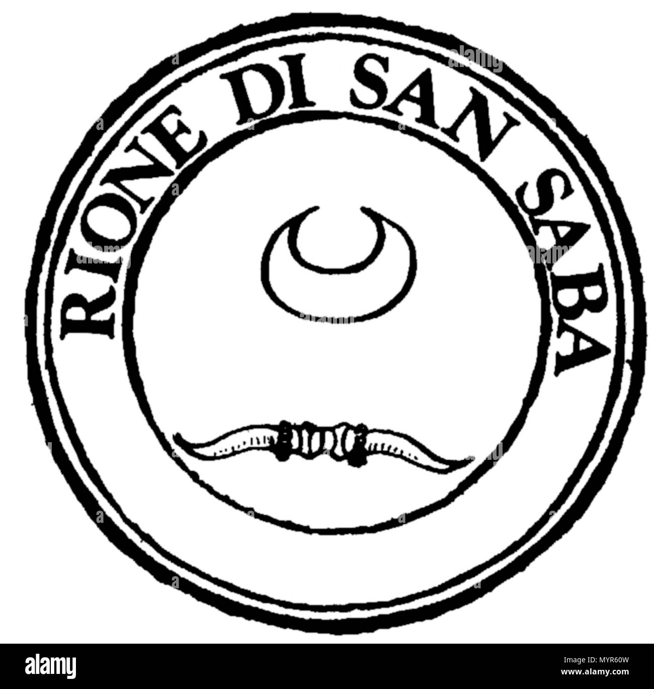 461 Roma rione XXI san Saba Foto Stock