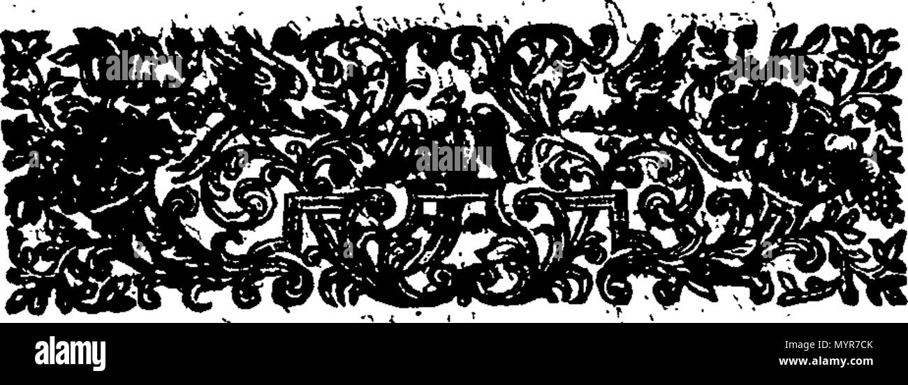 . Inglese: Fleuron dal libro: un saggio sulle febbri ordinario. E i metodi da utilizzare per impedire loro di diventare così dolorose e mortale, in quanto essi si trovano spesso ad essere. In tre parti. Da Giovanni Curry, M.D. 322 Un saggio sulle febbri ordinaria Fleuron T058025-3 Foto Stock