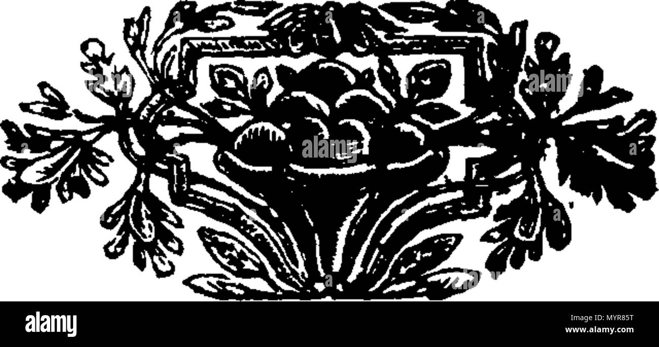 . Inglese: Fleuron dal libro: un saggio sulla ragione. 322 Un saggio sulla ragione. Fleuron T060592-3 Foto Stock