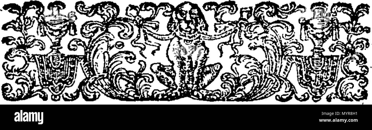 . Inglese: Fleuron dal libro: un saggio nello spirito in cui la dottrina della Trinità è considerato alla luce della natura e della ragione; come pure alla luce in cui esso si è svolto dagli antichi ebrei: ... 322 un saggio su spirito Fleuron T061156-2 Foto Stock