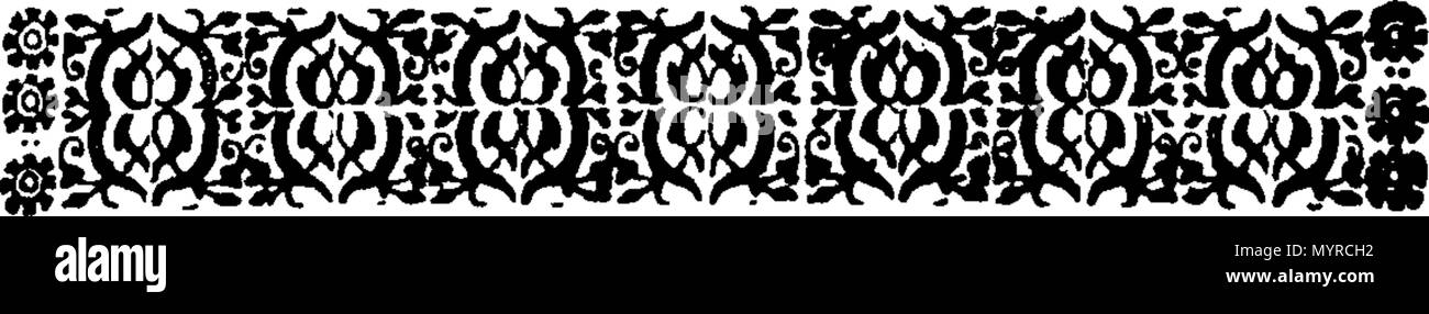 . Inglese: Fleuron dal libro: una tragedia storica delle guerre civili nel regno di Re Enrico VI. (Essendo un sequel per la tragedia di Humfrey duca di Gloucester: e una introduzione alla tragica storia di re Richard III.) alterare'd da Shakespear, nell'anno 1720. Da Theo. Cibber. 342 Una tragedia storica delle guerre civili nel regno di Re Enrico VI Fleuron T036329-23 Foto Stock