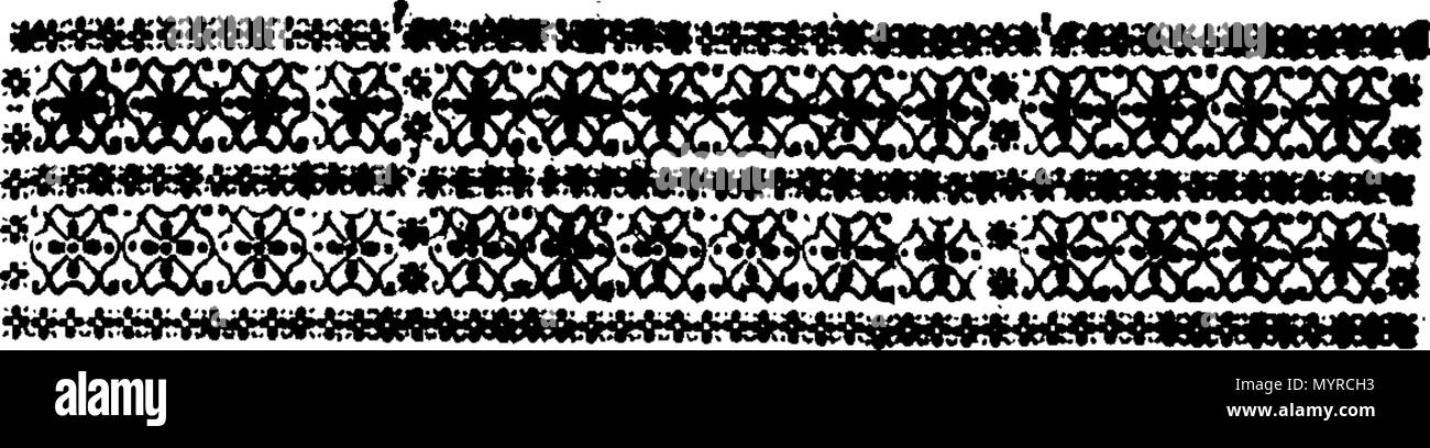 . Inglese: Fleuron dal libro: una tragedia storica delle guerre civili nel regno di Re Enrico VI. (Essendo un sequel per la tragedia di Humfrey duca di Gloucester: e una introduzione alla tragica storia di re Richard III.) alterare'd da Shakespear, nell'anno 1720. Da Theo. Cibber. 342 Una tragedia storica delle guerre civili nel regno di Re Enrico VI Fleuron T036329-8 Foto Stock