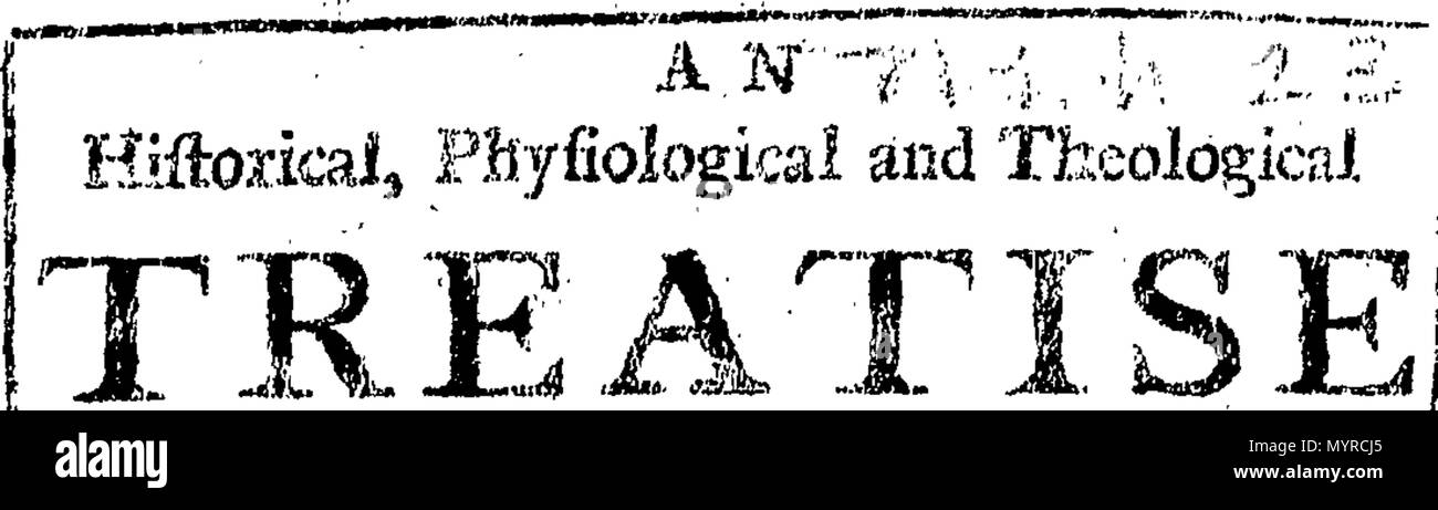 . Inglese: Fleuron dal libro: Uno storico, fisiologico e trattazione teologica di spiriti, apparizioni, witchcrafts, e altre pratiche magiche. Contenente un conto dei genii o spiriti familiari, buoni e cattivi, che sono dette a frequentare gli uomini in questa vita; e cosa sensata percezioni che alcune persone hanno avuto dei loro: (in particolare l'autore della propria esperienza per molti anni.) anche di apparenze di spiriti dopo la morte; la divina sogni, Divinations, secondo le persone vedenti, &c. Allo stesso modo il potere delle streghe e la realtà di altre operazioni magiche, chiaramente asserito. Con una confutazione Foto Stock