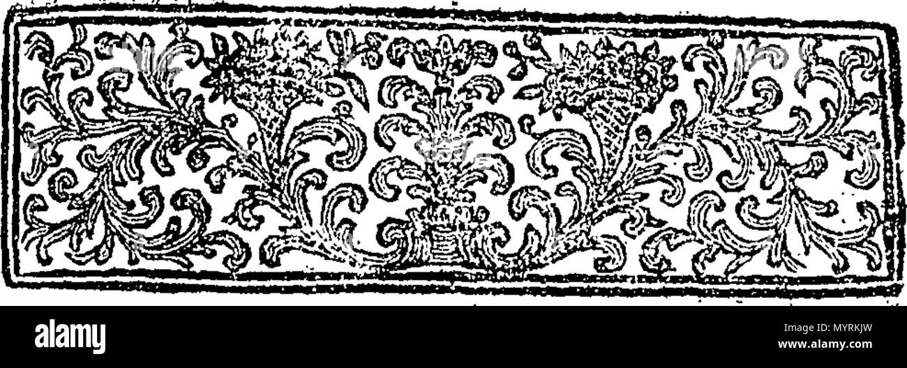 . Inglese: Fleuron dal libro: un saggio presentato; o un metodo umilmente proposto, alla considerazione degli onorevoli membri di entrambe le case del Parlamento: da un inglese un produttore di lana, per pagare il debito nazionale, senza una nuova imposta al commercio di grandi dimensioni in generale, dal redivivo e protezione per il tempo a venire, la lana britannica esportazione commerciale, e impedendo il funzionamento di Brandy, tè, &c. in; e di migliorare tutti i rifiuti di terre incolte, all'interno di Sua Maestà britannica di domini. 327 Un saggio presentato; o un metodo proposto umilmente Fleuron T033432-1 Foto Stock