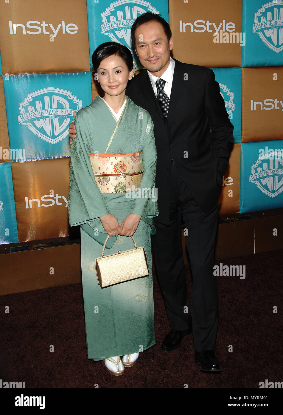 Ken Watanabe arrivando al nello stile delle parti ( Golden Globes ) presso il Beverly Hilton di Los Angeles. Il 15 gennaio 2007. a piena lunghezza 12 WatanabeKen gfr275 evento nella vita di Hollywood - California, tappeto rosso Evento, STATI UNITI D'AMERICA, industria cinematografica, celebrità, fotografia, Bestof, arte cultura e intrattenimento, celebrità moda, migliori della vita di Hollywood, evento nella vita di Hollywood - California, moquette rossa e dietro le quinte, musica celebrità, Topix, coppia, famiglia ( marito e moglie ) e i bambini- figli, fratelli e sorelle inchiesta tsuni@Gamma-USA.com, Credito Tsuni / USA, 2006-2009 Foto Stock