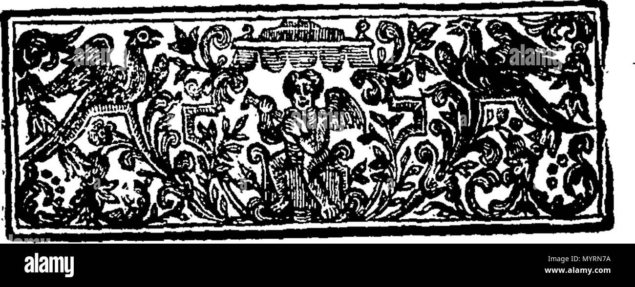 . Inglese: Fleuron dal libro: una spiegazione della prima, la seconda e la terza manche della gara europea e del frontespizio hieroglyphical ad esso prefisso'd. A cui si aggiunge, a pagamento, FAU, fum. Dal club politico. 332 una spiegazione della prima, la seconda e la terza manche della gara europea e del frontespizio hieroglyphical ad esso prefisso'd Fleuron N031327-3 Foto Stock