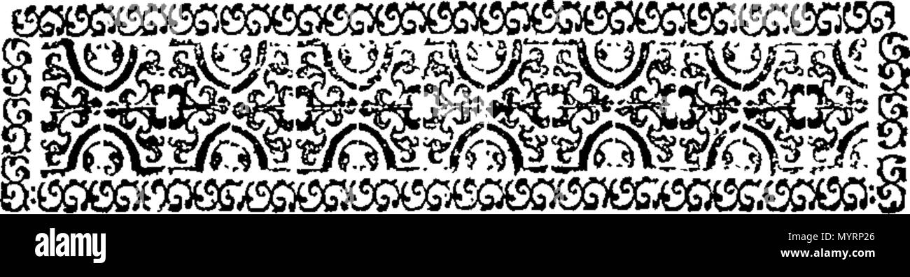 . Inglese: Fleuron dal libro: un account storico delle nazioni dei ed eroi; sono necessarie per la comprensione degli antichi poeti. Essendo un miglioramento di tutto ciò che è stato scritto finora, dal greco, latino, francese e inglese autori, su quell'oggetto. Dal Dottor Re. 336 Un account storico delle nazioni dei ed eroi; sono necessarie per la comprensione degli antichi poeti Fleuron N002365-2 Foto Stock