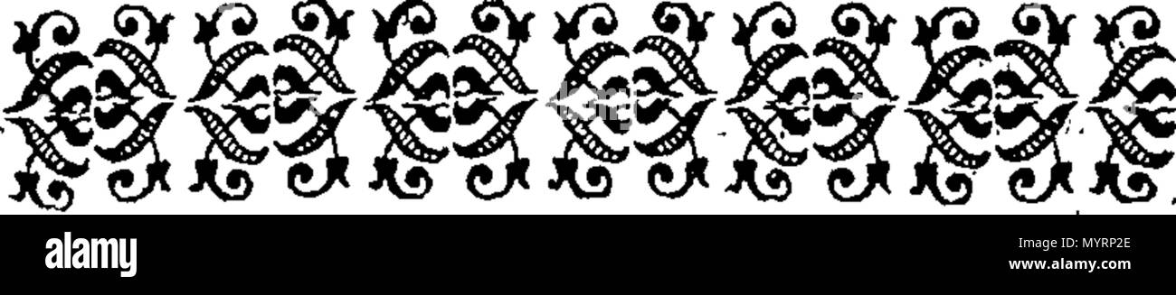 . Inglese: Fleuron dal libro: un account storico delle nazioni dei ed eroi; sono necessarie per la comprensione degli antichi poeti. Essendo un miglioramento di tutto ciò che è stato scritto finora, dal greco, latino, francese e inglese autori, su quell'oggetto. Dal Dottor Re. 336 Un account storico delle nazioni dei ed eroi; sono necessarie per la comprensione degli antichi poeti Fleuron N002365-8 Foto Stock