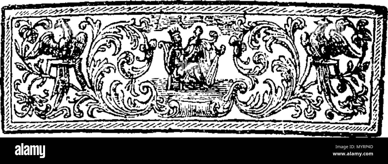 . Inglese: Fleuron dal libro: un account storico della società per la propagazione del Vangelo anche all'estero. Contenente la loro fondazione, il procedimento e il successo dei loro missionari nelle colonie britanniche, per l'anno 1728. Da David Humphreys, D. D. Segretario agli onorevoli società. 336 Un account storico della società per la propagazione del Vangelo nelle parti straniere Fleuron T036297-5 Foto Stock