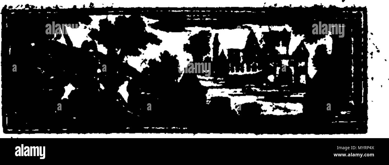 . Inglese: Fleuron dal libro: un account storico la vita e gli scritti del tardo eminentemente famoso il sig. John Toland. Contenenti, I. Un estratto fedele delle sue opere e un conto dei suoi viaggi in Germania, Olanda, &c. II. Un account di controversie in cui egli è stato innestato, e una particolare indagine sui suoi principi; la sua Philosophick rassegnazione alla volontà divina e la sua nozioni di Futurity al momento del suo decesso. III. Un esatto catalogo dei suoi scritti pubblicati sia con e senza il suo nome e dei manoscritti ha lasciato dietro di lui. Da uno dei suoi più intimi amici. Foto Stock