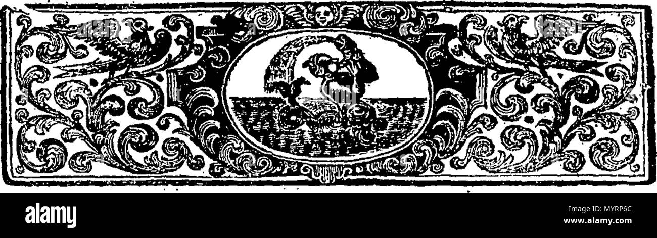 . Inglese: Fleuron dal libro: uno storico conto dei numerosi segnale atchievements navale ottenuta dall'inglese attraverso gli spagnoli, dall'anno 1350 fino al tempo presente. contenente tutte le spedizioni, Viaggi e avventure, dei seguenti Ammiragli, Capitani e comandanti, dell'Inglese nazione. Viz. Il cap. Hawkins, Sir Drake Frangis, Sir Walter Raleigh, Sir Richard Greenvil, Earl di Cumberland, Admiral Cavendish, Admiral Howard, Sir John Norris, Earl of Essex, Sir Richard Levison, Sir William Monson, Admiral Blake, Ammiraglio Bembow, Sir George Rooke, Sir John Leake, Sir Charles scommessa, Foto Stock