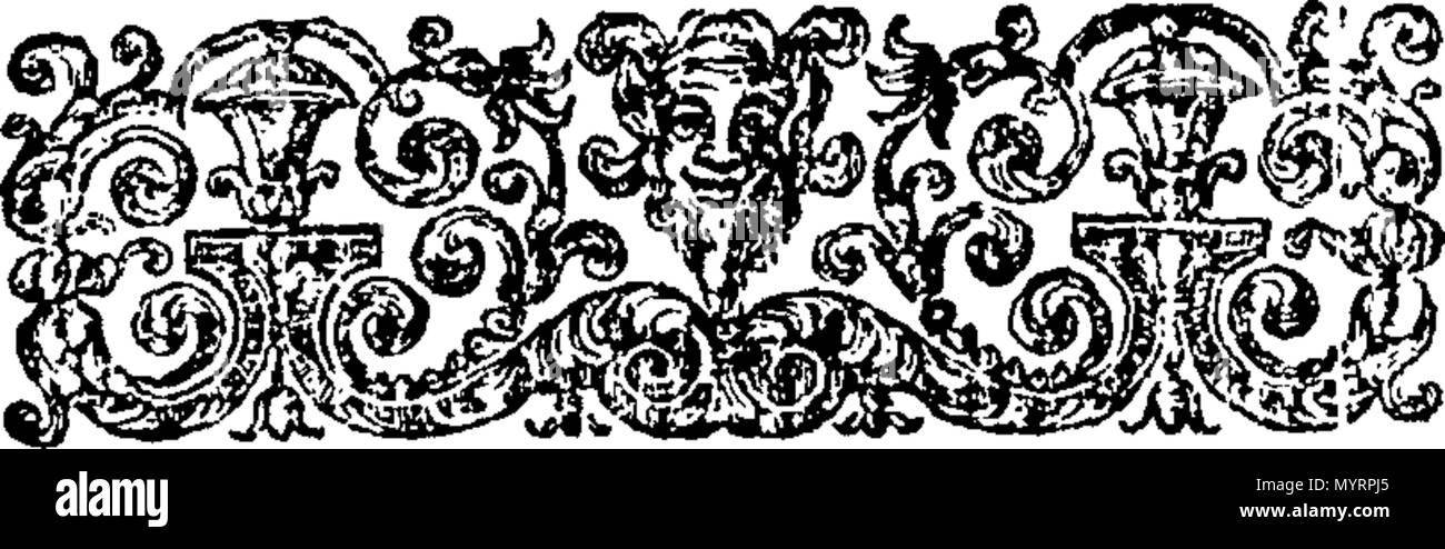 . Inglese: Fleuron dal libro: una descrizione storica della Torre di Londra e la sua curiosità. Dando un Account 1. Della sua fondazione, Encrease graduale, e allo stato attuale. 2. Del suo governo, dogane, e Priviliges. 3. Della sua antichità, record e curiosità. 4. Dei leoni e le altre bestie tenuto là; la loro natura e le proprietà. 5 del bottino della Armada spagnola; con la storia dell'invasione spagnola nel 1588. 6. Del piccolo arsenale; in cui in corrispondenza di un punto di vista può essere visto di bracci per 80.000 uomini. 7. Del Treno Reale di artiglieria; la comprensione dei vari motori di distruggersi Foto Stock