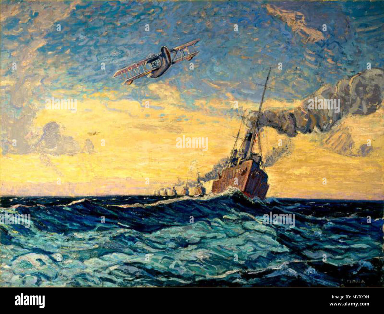 . Dragamine, Halifax . 1919 1 Arthur Lismer - dragamine, Halifax CWM 19710261-0342 Foto Stock