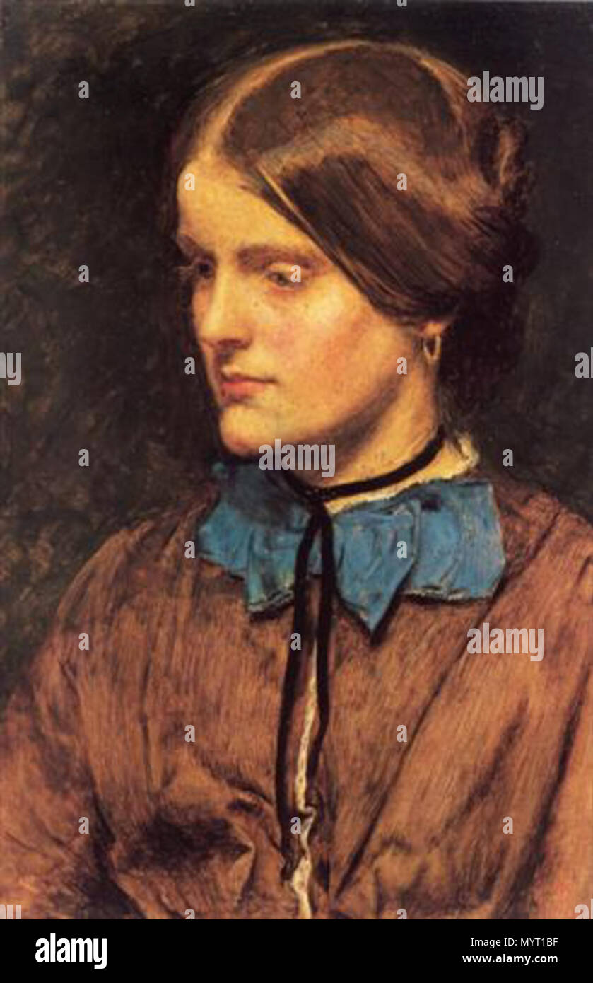 . Ritratto di Annie Miller . 1854. John Everett Millais (1829-1896) Descrizione British pittore illustratore inglese: uno dei fondatori della Fratellanza Pre-Raphaelite. Data di nascita e morte 8 Giugno 1829 13 agosto 1896 Luogo di nascita e morte Southampton (Hampshire) London sede di lavoro London Authority control : Q159606 VIAF:?ISNI 51738621:?0000 0001 2132 781X ULAN:?500031367 LCCN:?n50041758 NLA:?35351925 WorldCat 360 AnnieMillais Foto Stock
