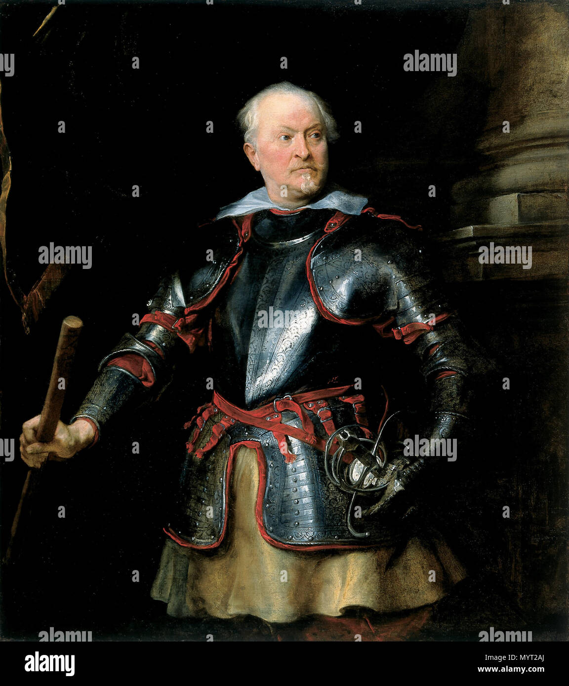 . Inglese: il ritratto di un uomo in armatura . 1616/1627 367 Anthony van Dyck - Ritratto di un uomo in armatura - Google Art Project Foto Stock