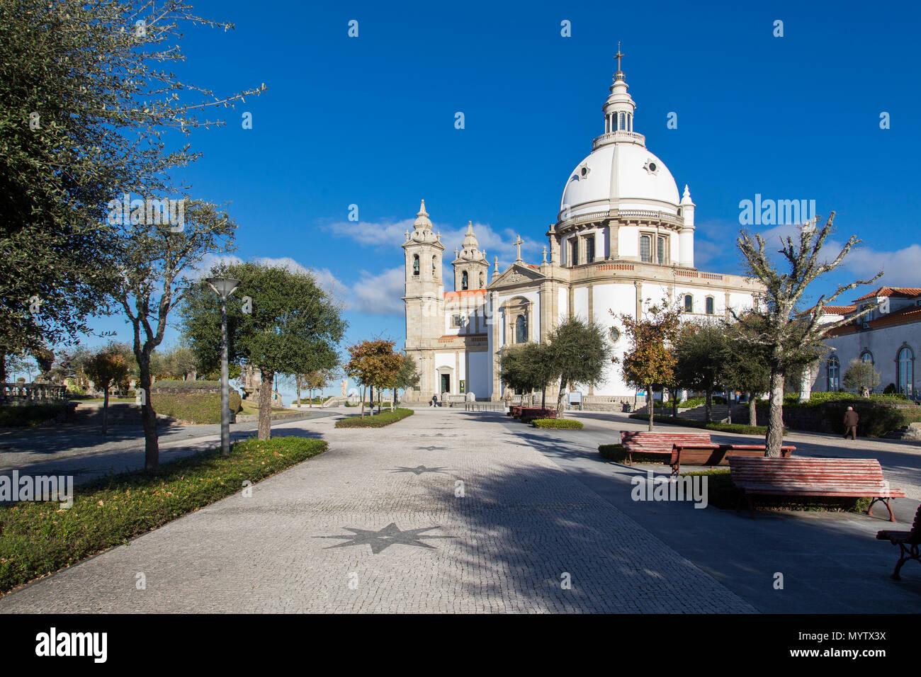 Santuário Nossa Senhora do Sameiro Braga Portogallo [Santuario di Nostra Signora di Sameiro] Foto Stock