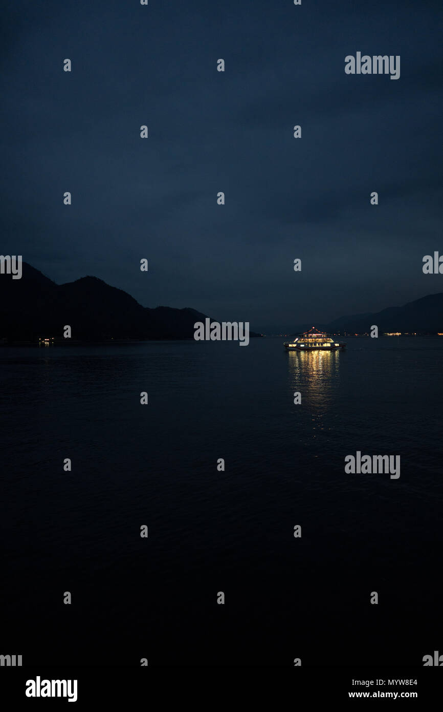 Crociera di Miyajima Foto Stock
