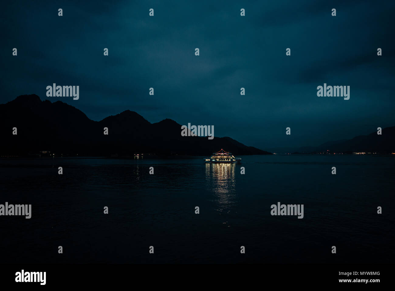 Crociera di Miyajima Foto Stock