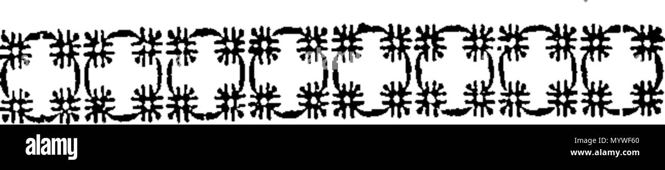 . Inglese: Fleuron dal libro: Apologia. Quattro lettere per un ministro di una chiesa indipendente. Per cui è preceduto una lettera sul candore. Dal Reverendo John Newton, ministro del Vangelo a Londra. [Cinque linee di scrittura testo]. 372 L' Apologia Fleuron W037805-1 Foto Stock