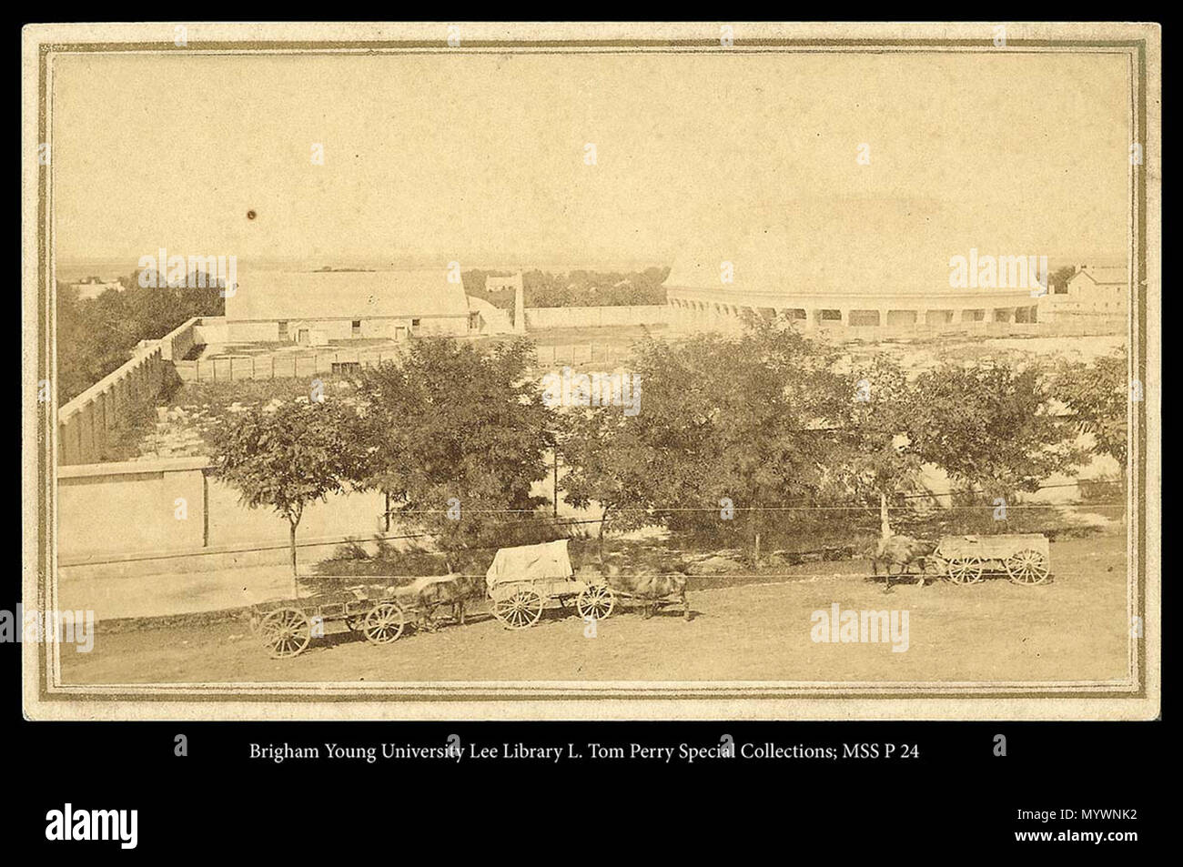 Chiamare il numero #: mss P24 scatola 2 Cartella 5 . Cavalli e carri sopra il tabernacolo. circa 1867 1 180 MSS P 24 B2 F5 Foto Stock