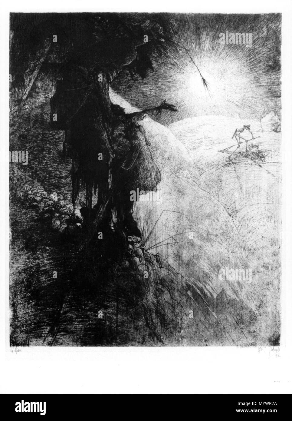 . Il raccolto . 1916 3 Jules de Bruycker - il raccolto Foto Stock