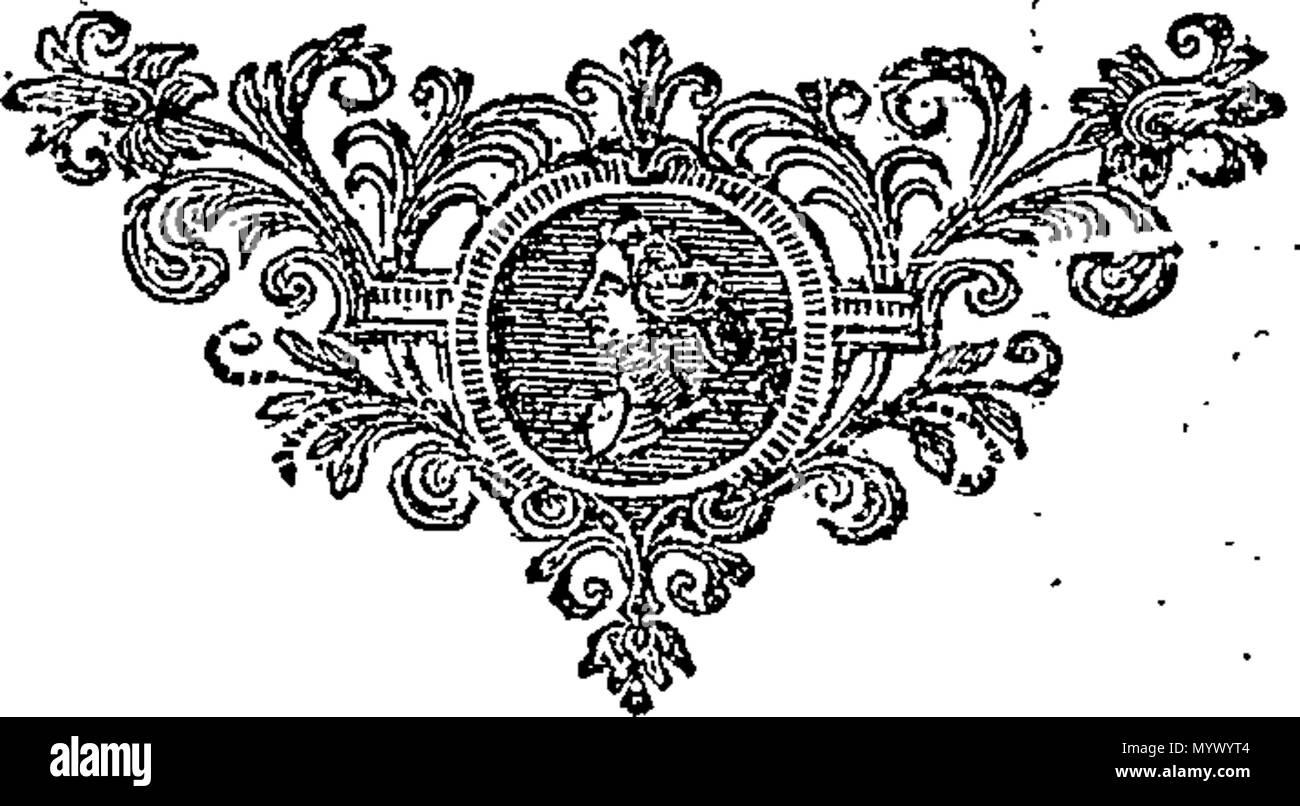 . Inglese: Fleuron dal libro: Antonio e Cleopatra. Una tragedia. Come si è agito su teatri. Da Shakespear. 371 Antonio e Cleopatra. Una tragedia. Come si è agito su teatri. Da Shakespear. Fleuron T054110-1 Foto Stock