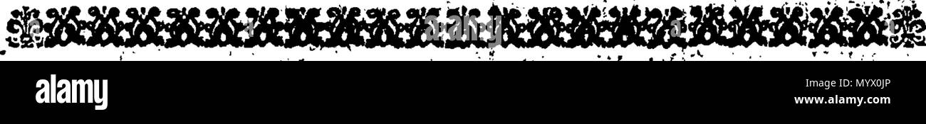 . Inglese: Fleuron dal libro: sono queste cose così? La precedente domanda da un inglese nella sua grotta, a un grande uomo di corte. La seconda edizione corretta: Con l'aggiunta di linee di venti omessi nella ex impressioni. 375 sono queste cose così Fleuron T102900-2 Foto Stock